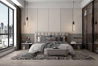 宁波现代风格-卧室