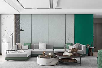 宁波轻奢风格-客厅