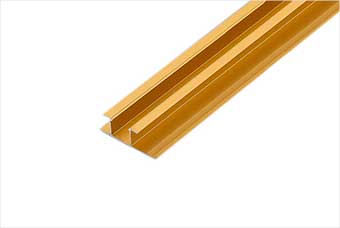 宁波航空纤维墙咔铝合金带灯中条（钛金氧化）