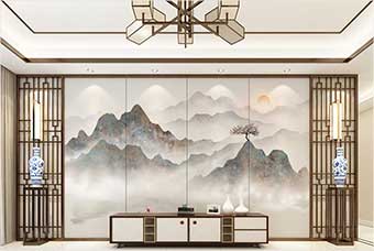 宁波森佰汇航空纤维（山水画系列）