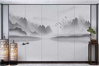 宁波森佰汇航空纤维（山水画系列）