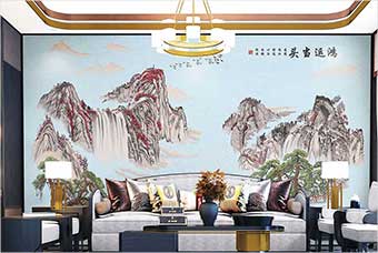 宁波森佰汇航空纤维墙咔（鸿运当头）